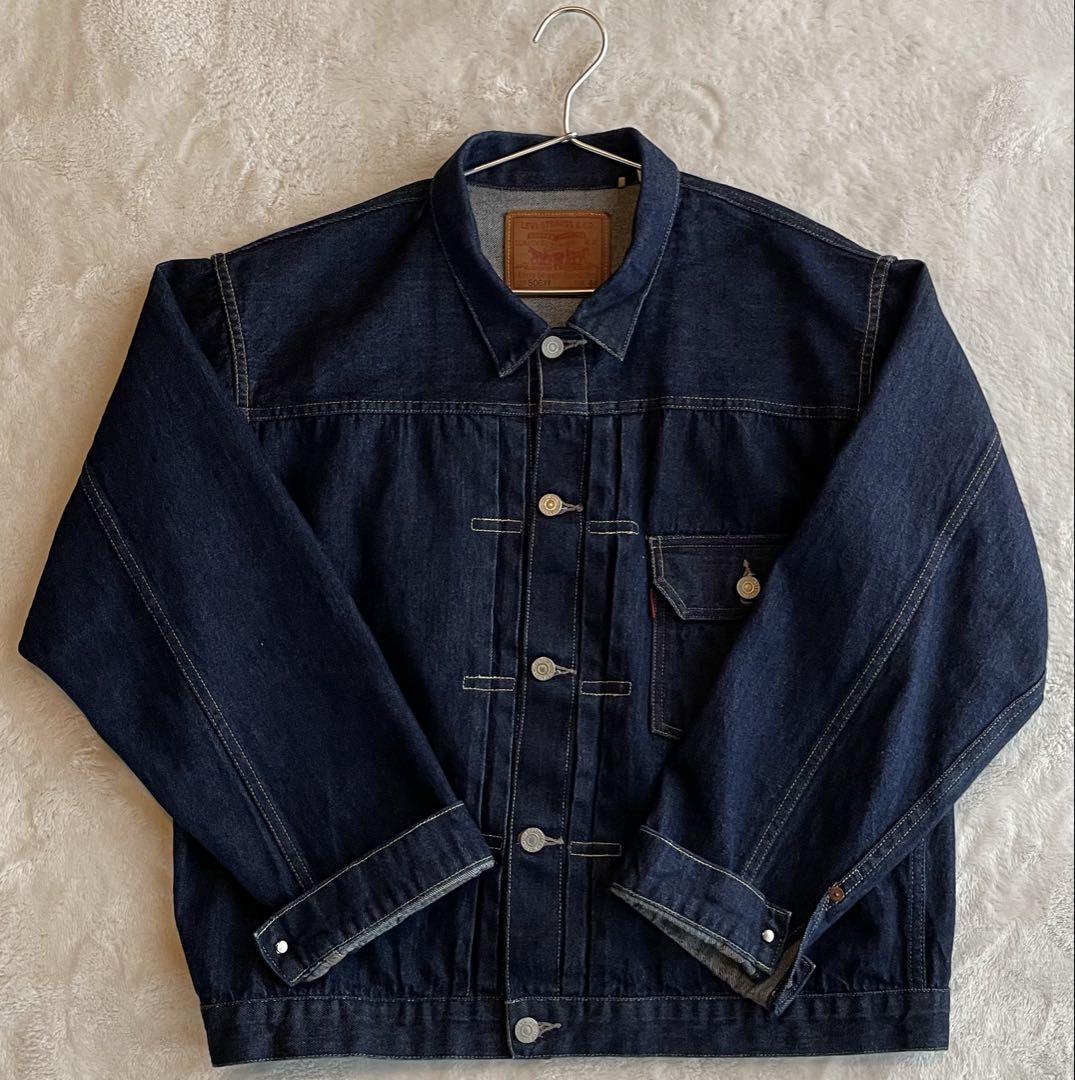 Levi's Denim Jacket, Size 44, 1st, with good color retention.