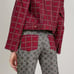 THE KIT. Cropped Alexa Jean | Tan Glen Plaid size 8