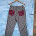 THE KIT. Cropped Alexa Jean | Tan Glen Plaid size 8