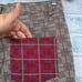 THE KIT. Cropped Alexa Jean | Tan Glen Plaid size 8