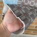 THE KIT. Cropped Alexa Jean | Tan Glen Plaid size 8