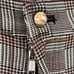 THE KIT. Cropped Alexa Jean | Tan Glen Plaid size 8