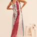 Anthropologie x ML Monique Lhuillier Tapestry Pleated Maxi Dress