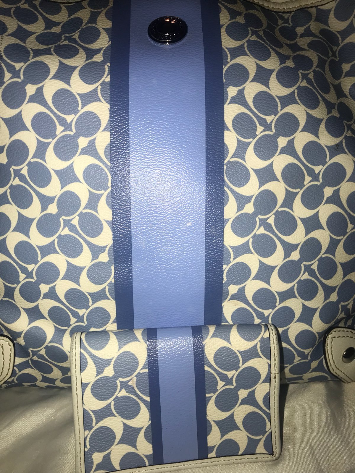 Real “Authentic” Blue&White Coach Purse