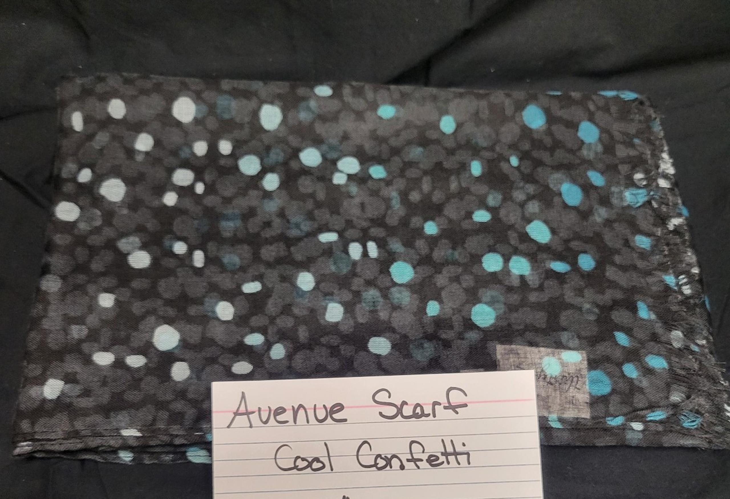Thirty-One Avenue Scarf, Cool Confetti