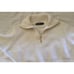 Zara Knit Sweater Size Medium Pullover 1/4 Zip White Ribbed Cuffs Hem NWOT