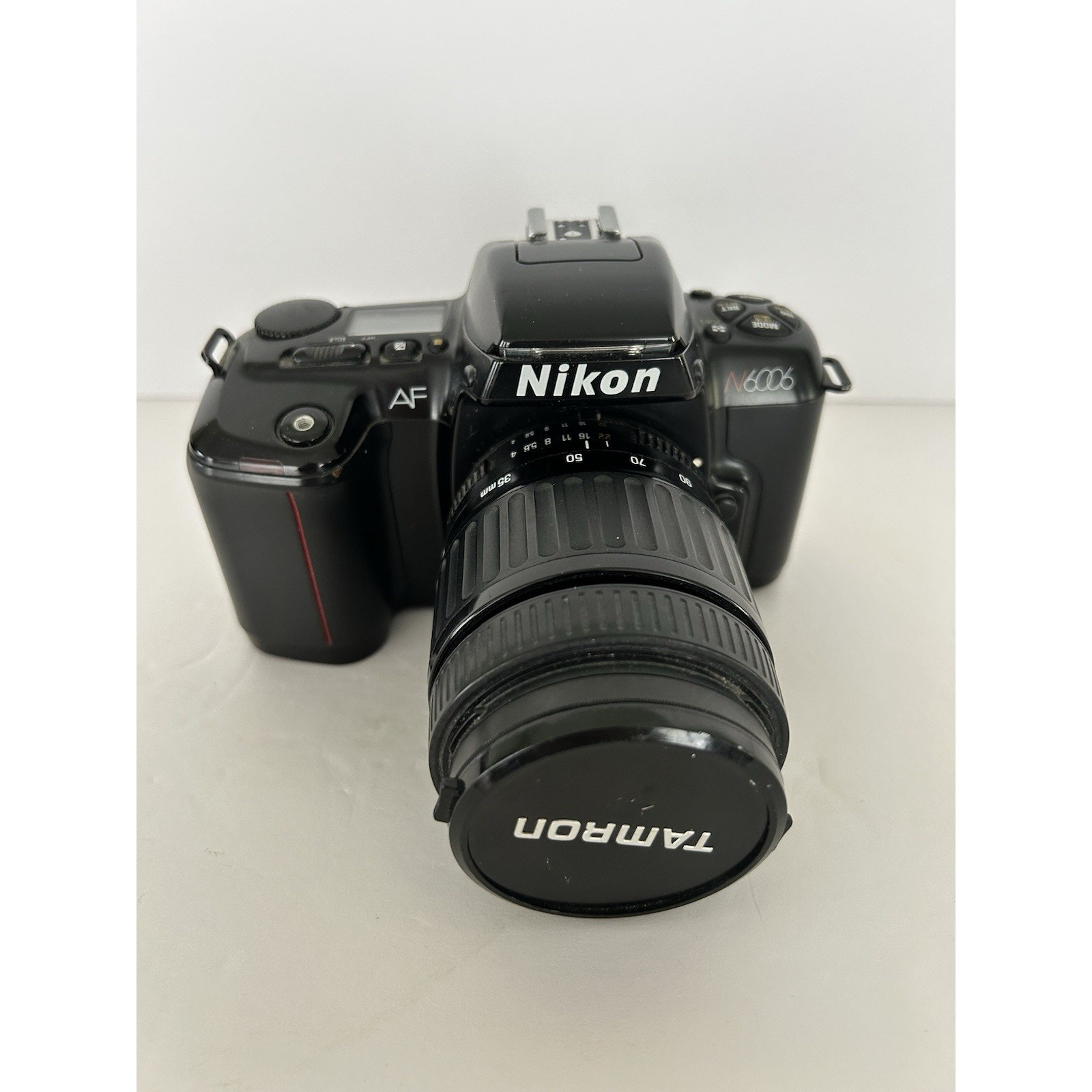 Nikon N6006 Camera With Tamron AF Tele-Macro 35-90 mm Lens Tested Working