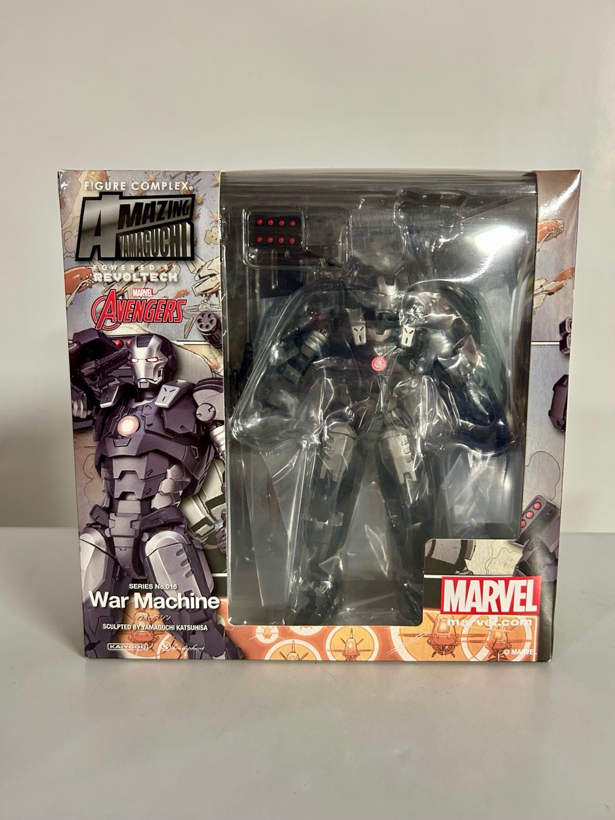 Kaiyodo Revoltech Amazing Yamaguchi War Machine Marvel