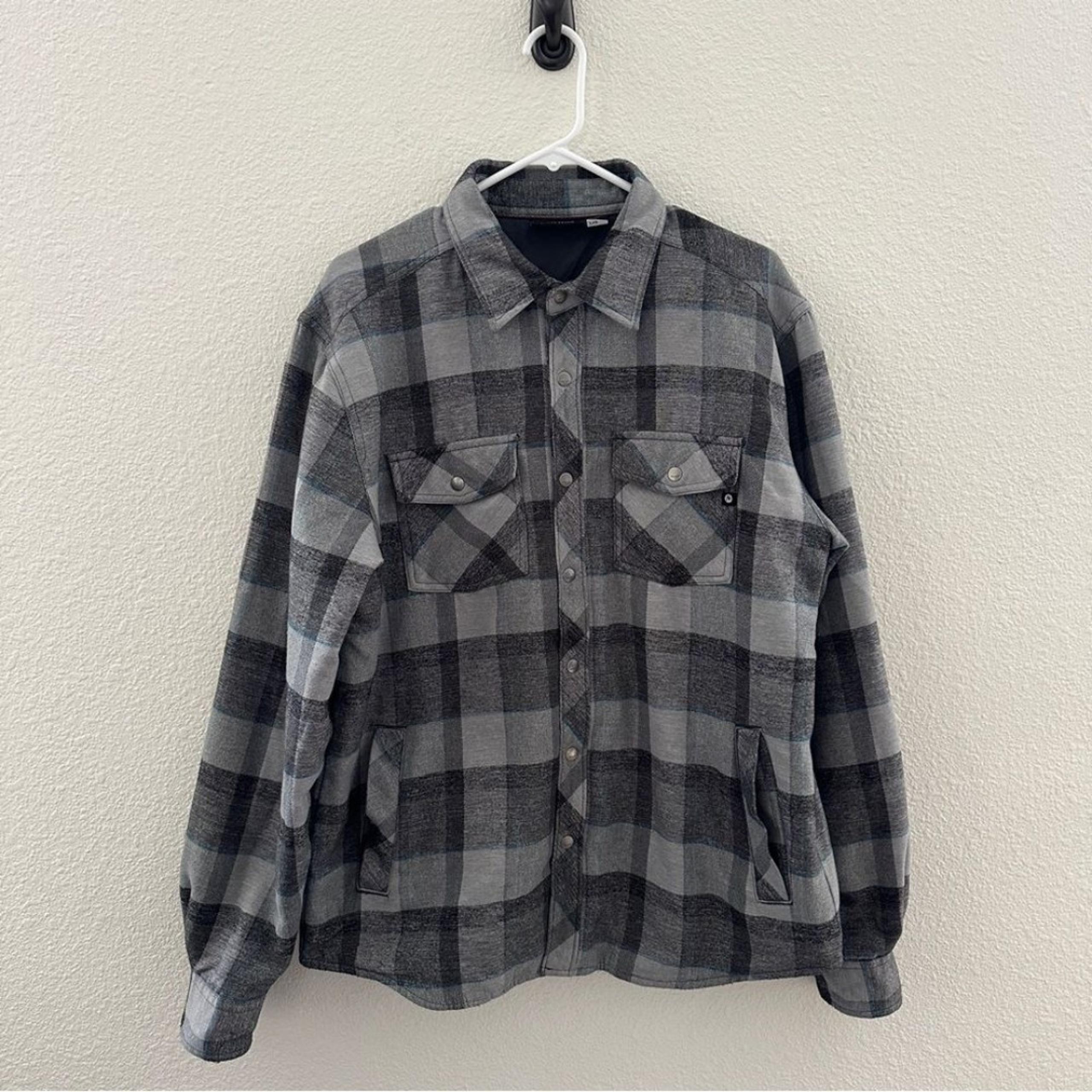 Marmot Men's Arches Insulated Flannel Jacket Vintage Outdoor Hiking Size L