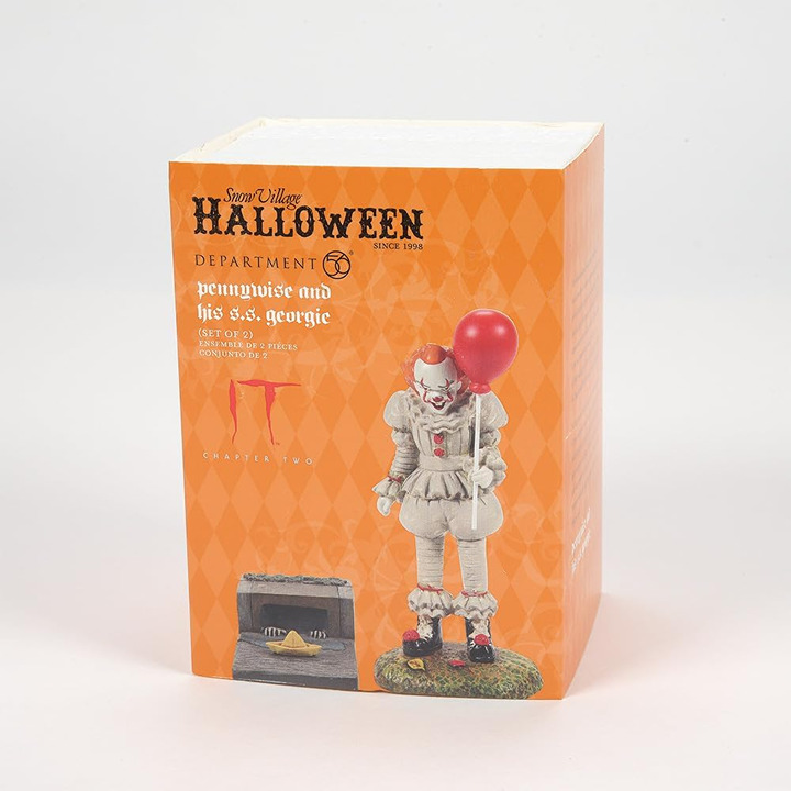 Dept 56 Snow Village Accessories Halloween IT Chapter Two Pennywise. New Lot 2