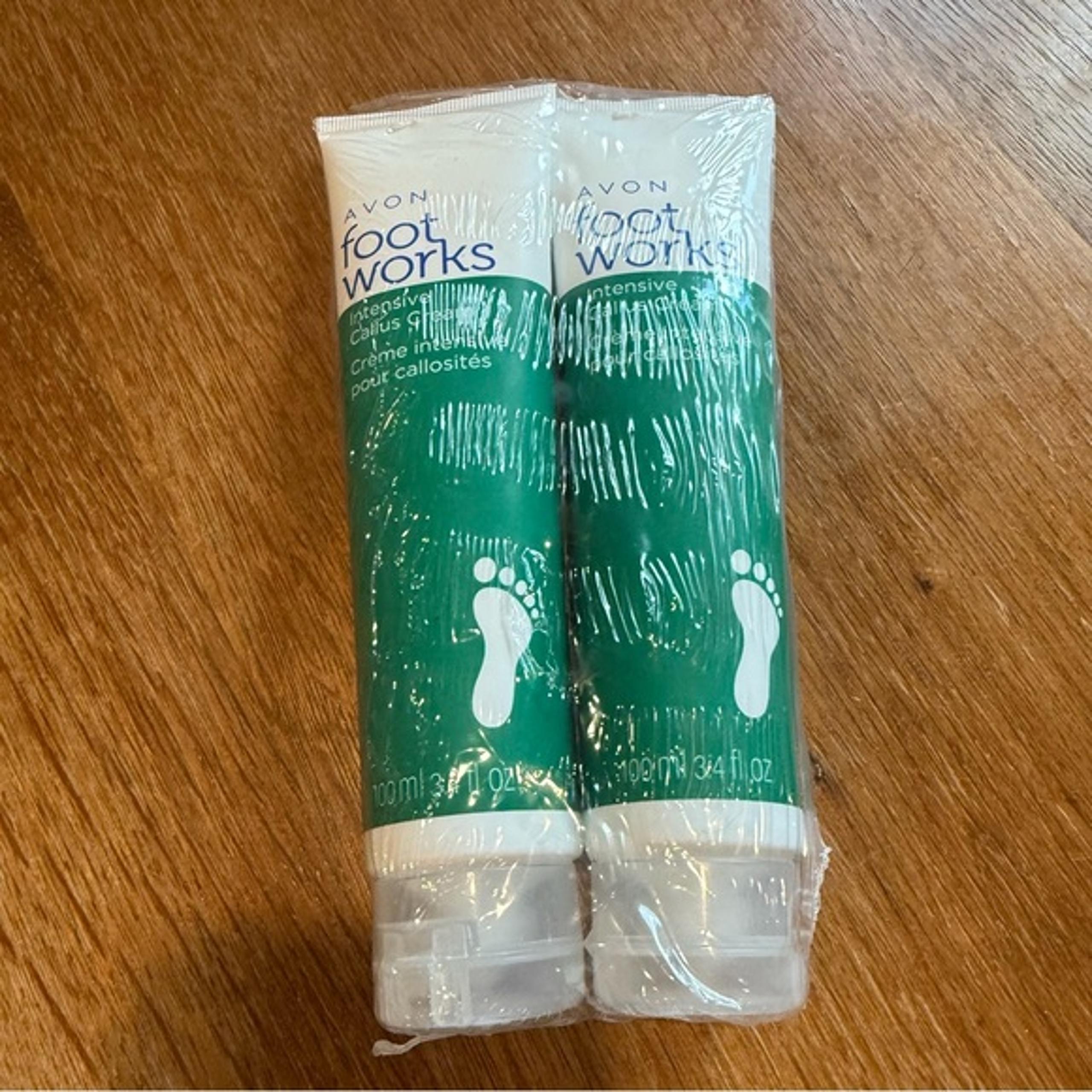 Avon Foot Works Intensive Callus Cream 2 Pack NEW