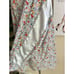 Koch Oversized Boho Sheer Floral Print Button Down Shirt Size Medium