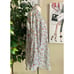 Koch Oversized Boho Sheer Floral Print Button Down Shirt Size Medium