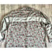 Koch Oversized Boho Sheer Floral Print Button Down Shirt Size Medium