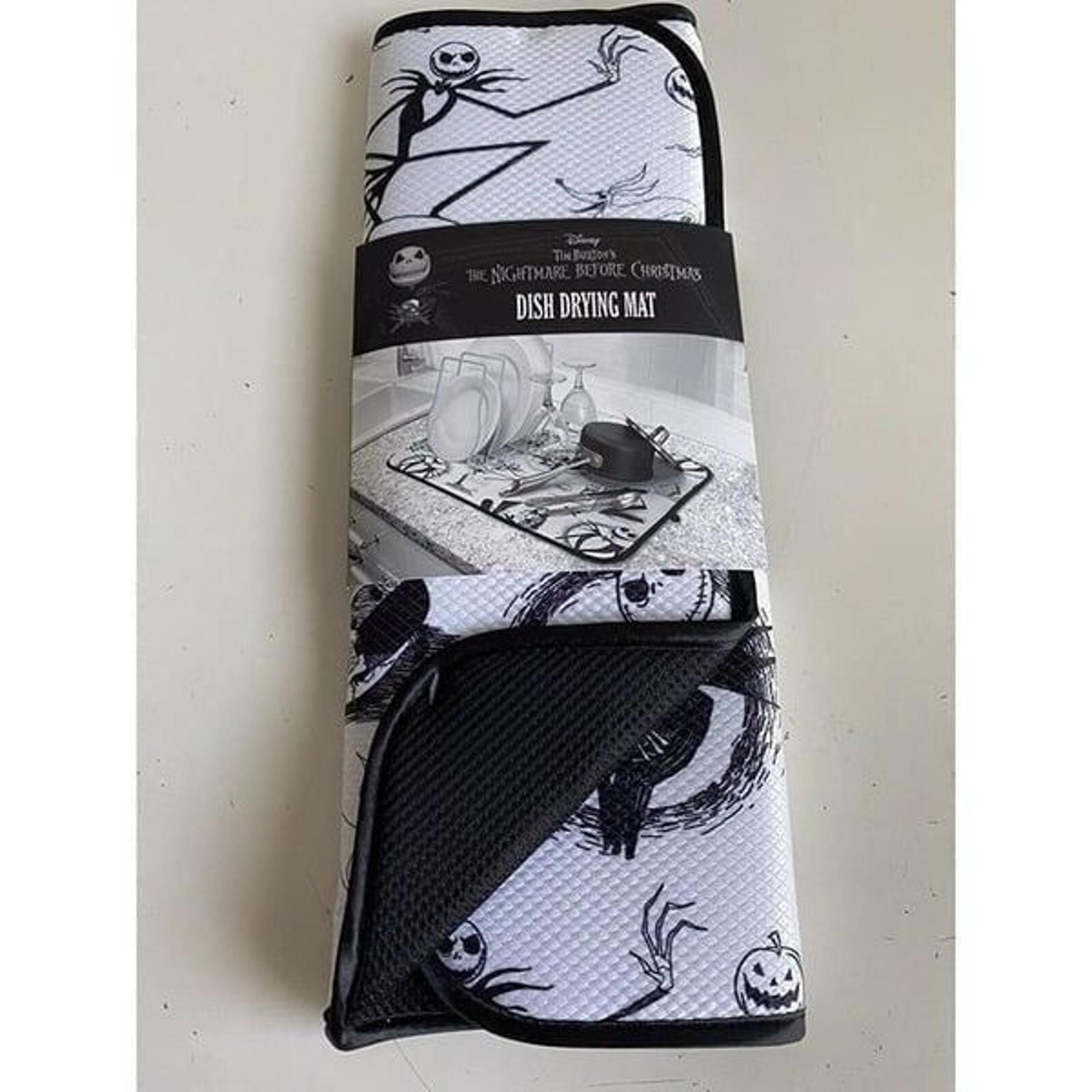 Disney Nightmare Before Christmas Dish Drying Mat 16”x18” Jack Skellington NEW