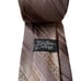 Vintage Jonathan Peters Tie | 80s 90s Brown Striped Slim 3”, Business Formal