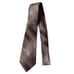 Vintage Jonathan Peters Tie | 80s 90s Brown Striped Slim 3”, Business Formal