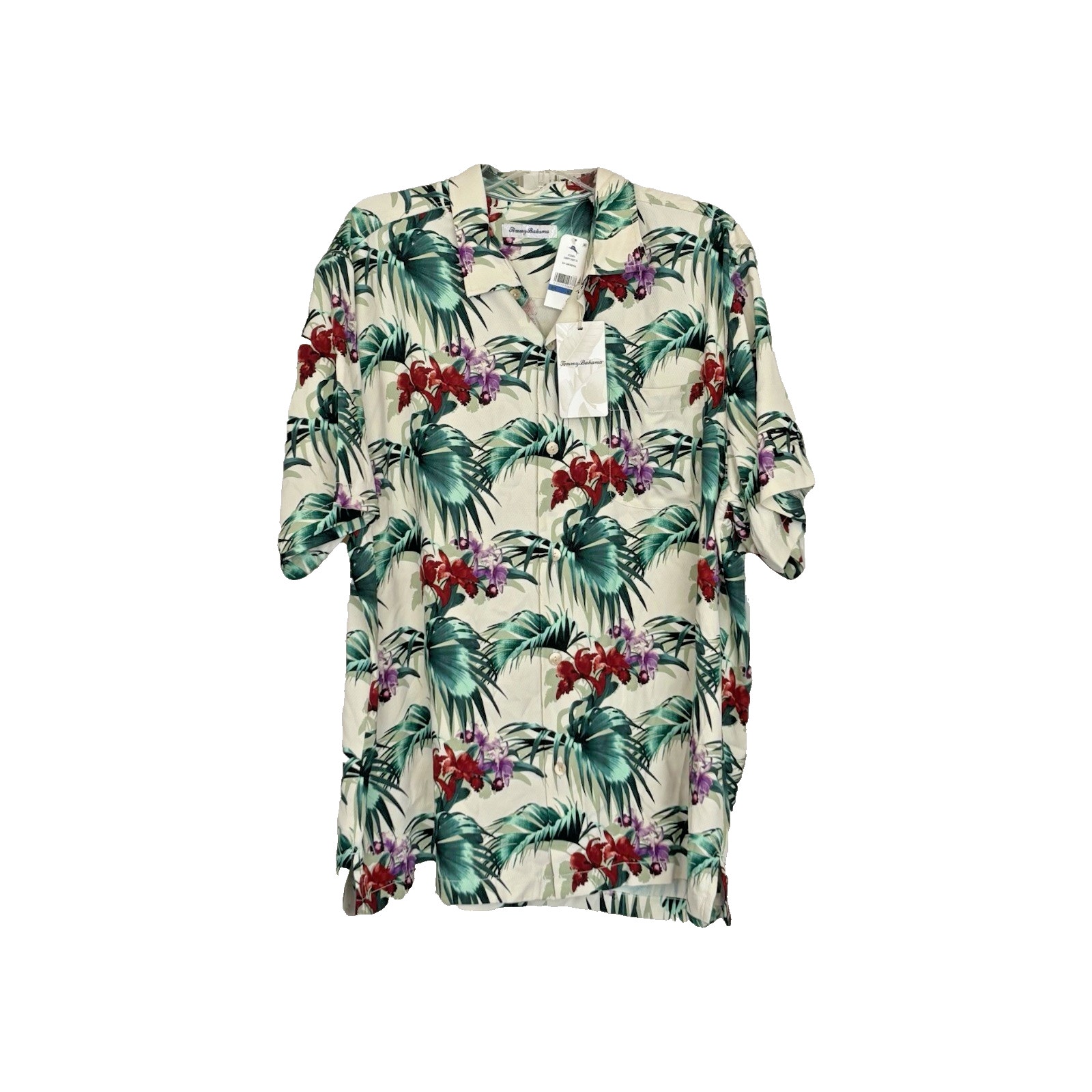 NWT Tommy Bahama Canopy Coast Hawaiian Shirt Mens XL Continental Silk 148