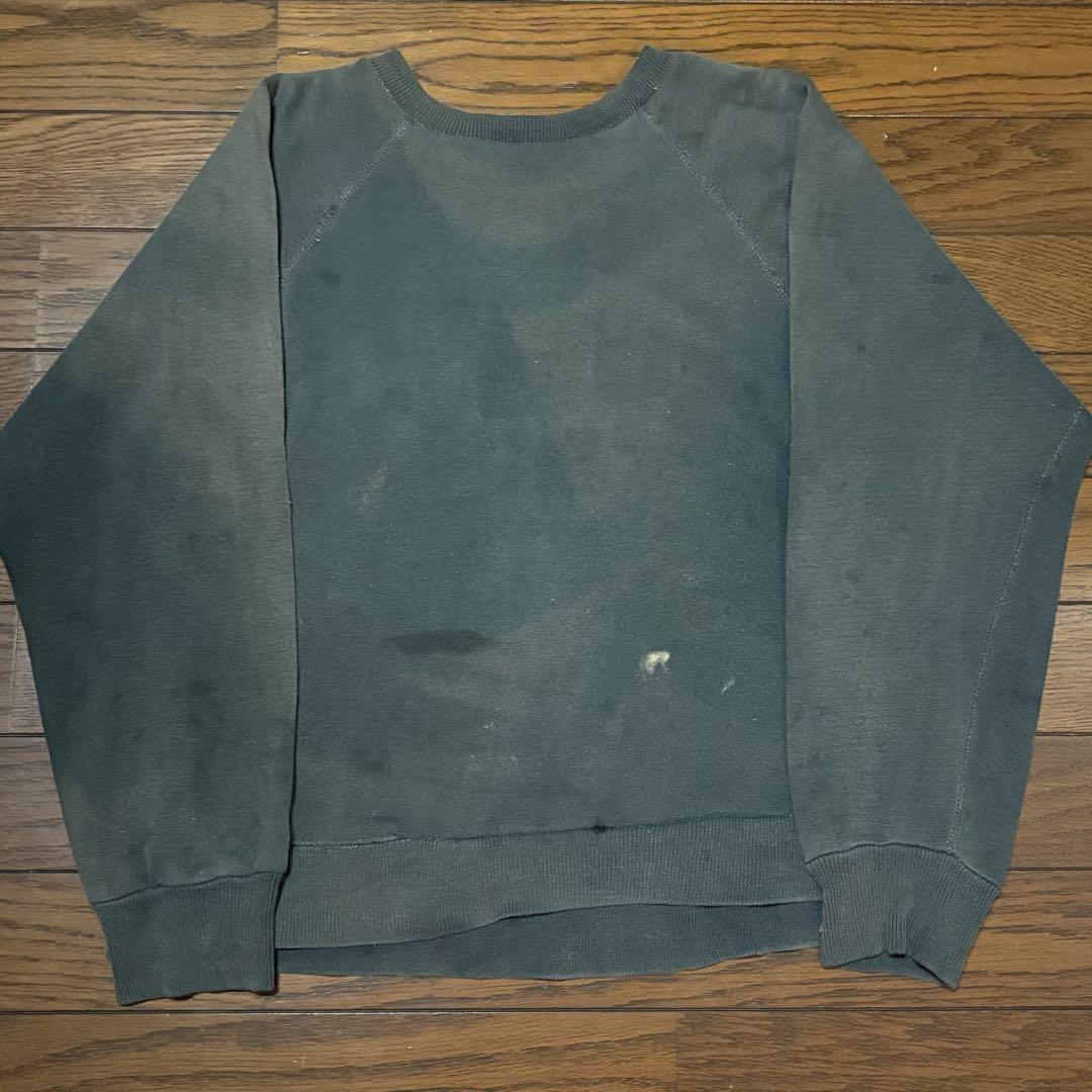60s Color Flock Sweatshirt Vintage Tiger