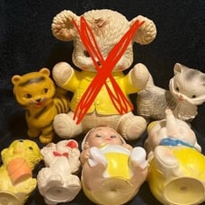vintage toy Lot Edward Mobley squeak toy antique toy