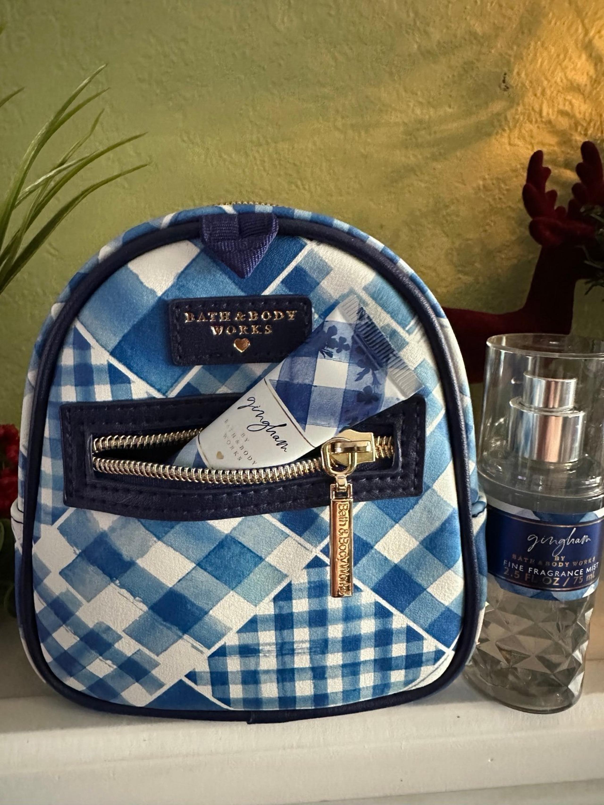 NEW BBW BACKPACK PURSE WITH MIST & LIP GLOSS