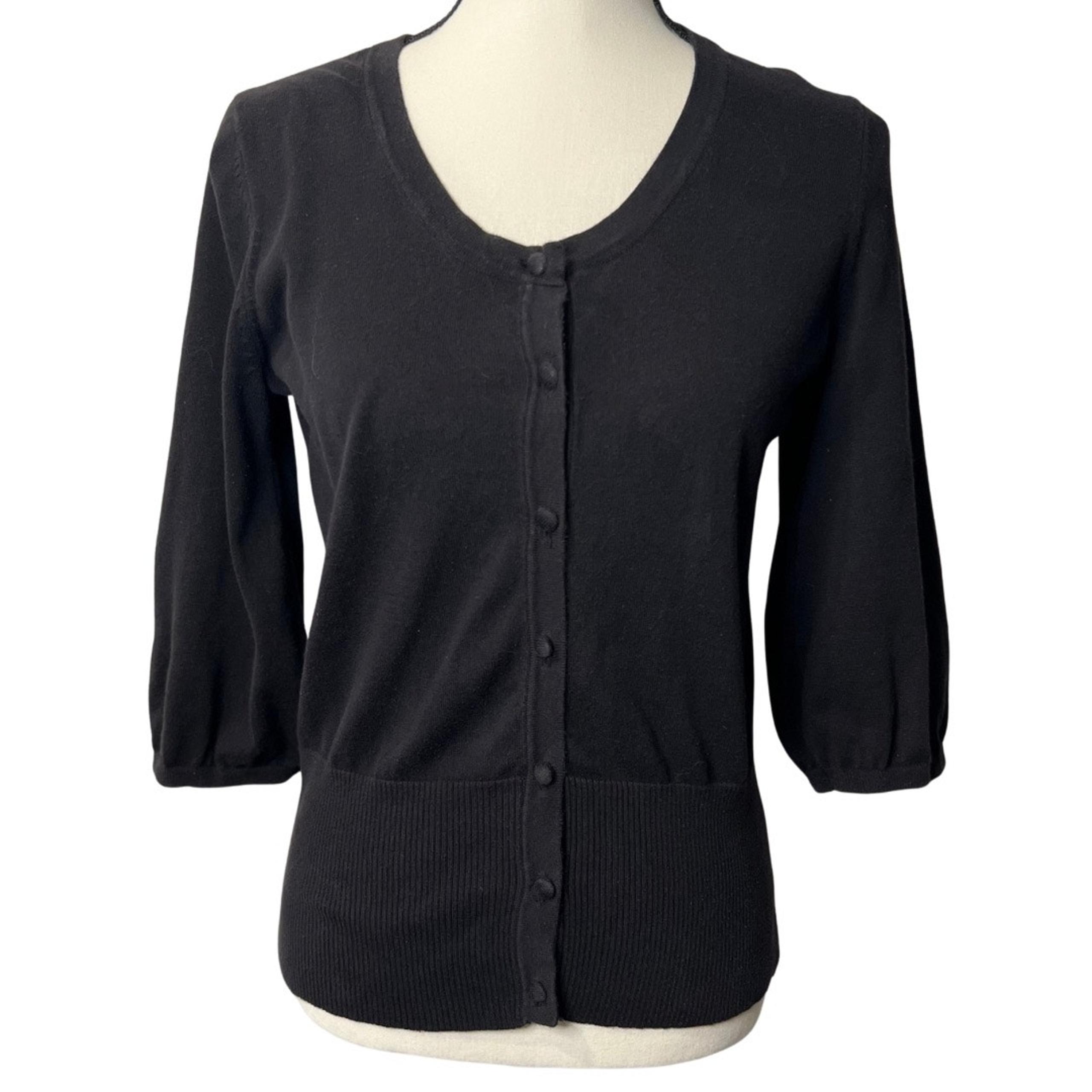 Dress Barn Women’s Black Cardigan Sweater Size M
