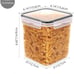4 Piece Plastic Airtight Food Storage Containers With 24 Labels - NEW