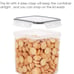 4 Piece Plastic Airtight Food Storage Containers With 24 Labels - NEW