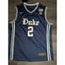 Cooper Flagg #2 Duke Blue Devils Stitched Dark Blue Jersey Men's XL