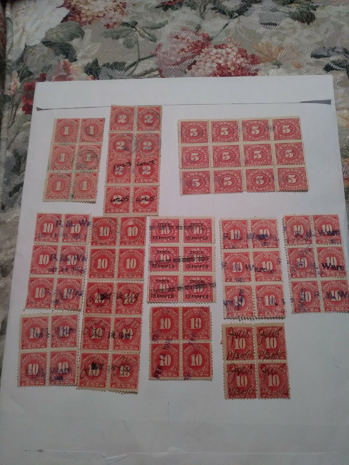 B/O EARLY 1900'S STAMPS