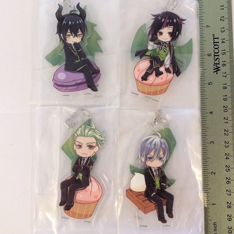 Disney Twisted Wonderland Diasomnia Twin Acrylic Keychain Set Seven Eleven