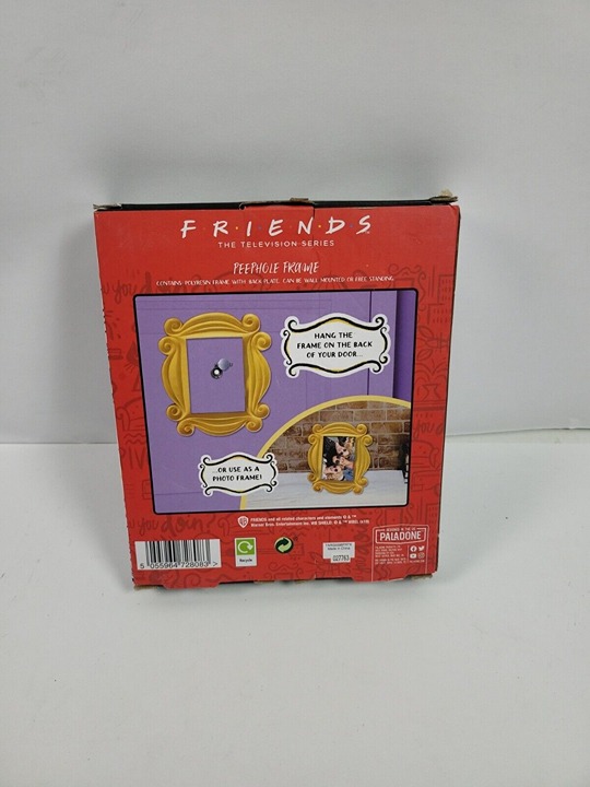 FriendsTV Show Yellow Peephole Door Picture Frame Hanger or Stand Monica's Apt79