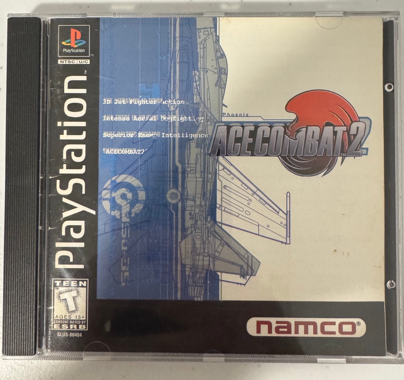 Ace Combat 2 (Sony PS1, 1997) CIB w/ Registration Card