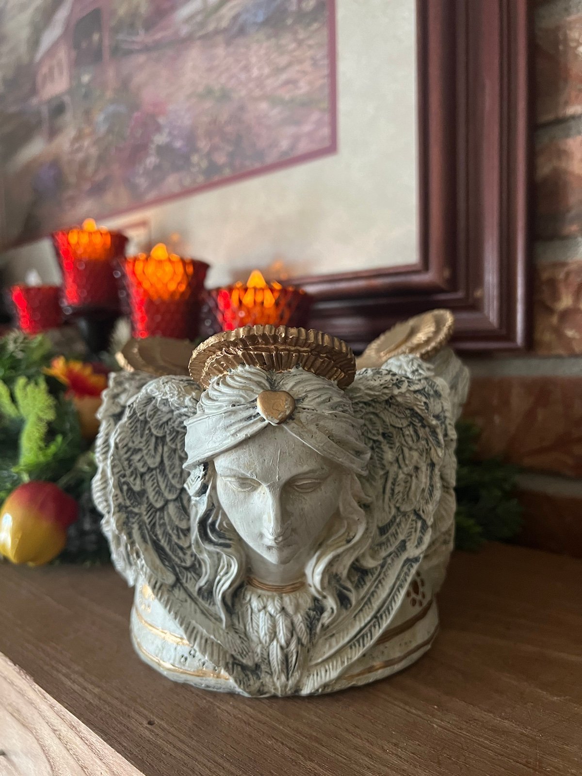 Rare Vintage 1971 Angel Cherub Sculpture Decor