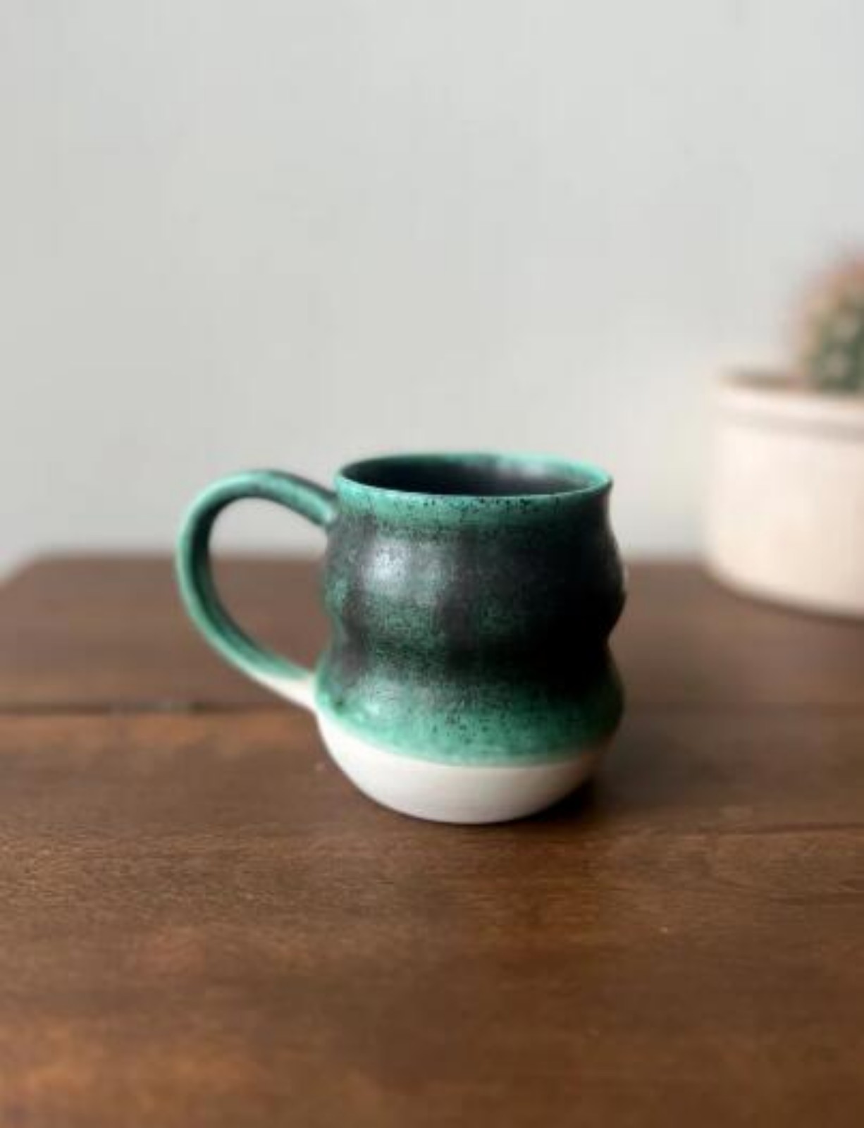 Porcelain Turquoise Mug