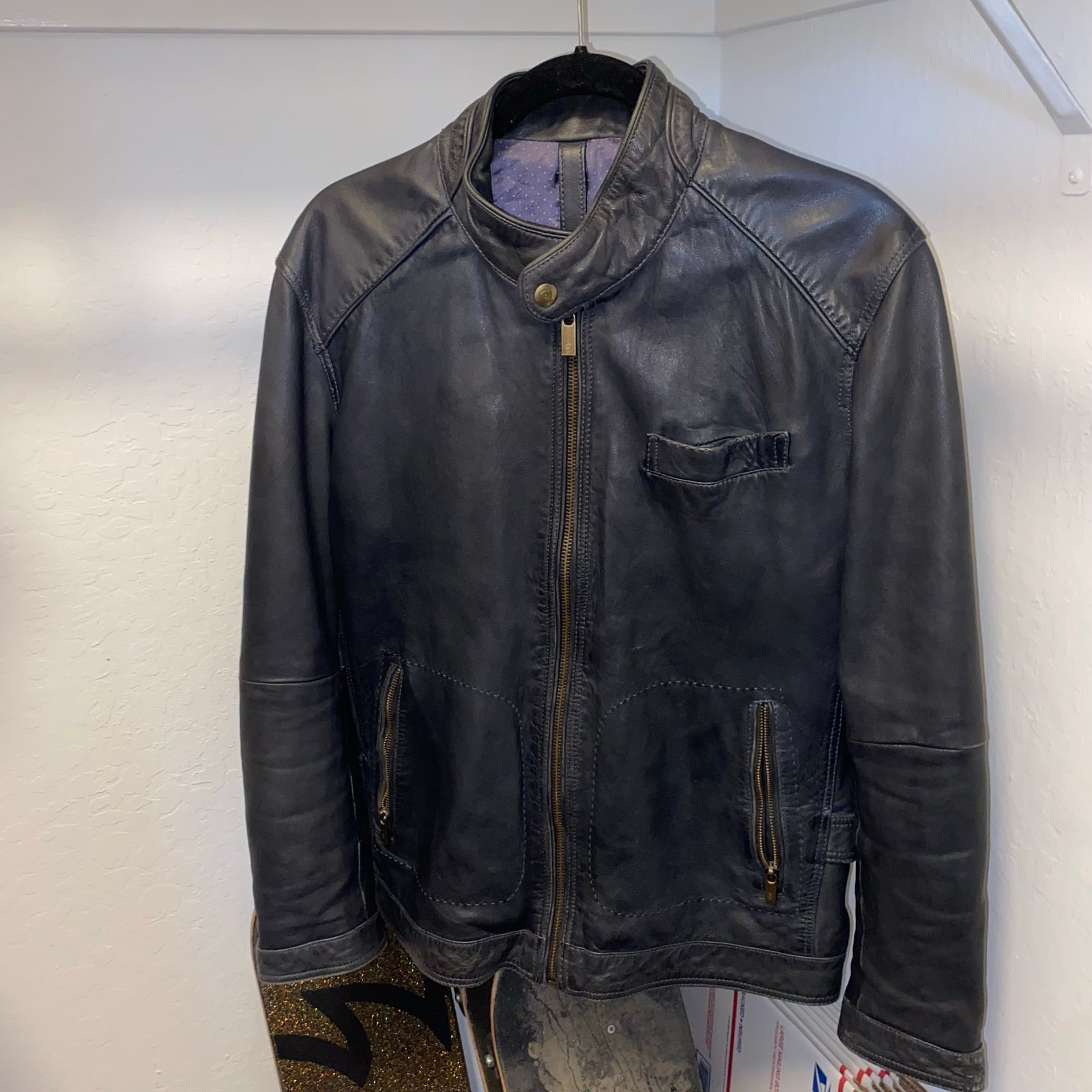 Massimo Dutti Leather Jacket