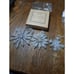 New Southern Living Home Bead Snowflake Magic Ornament Embellish Iridescent Whit