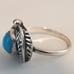 Estate vintage Sterling 925 Turquoise Ring childs size 4