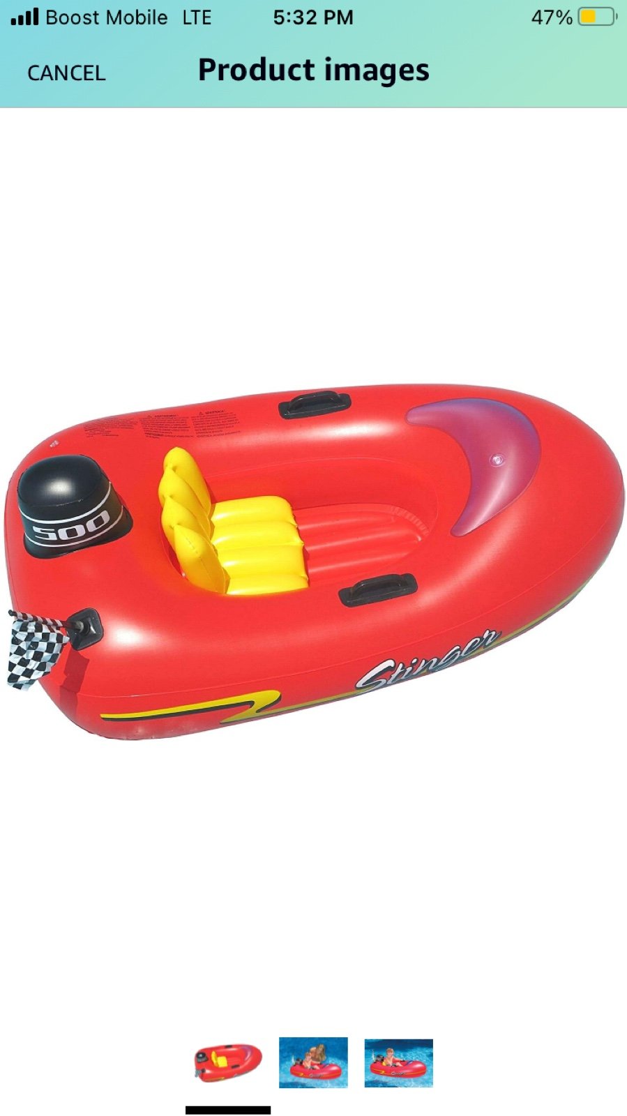 Float speedboat