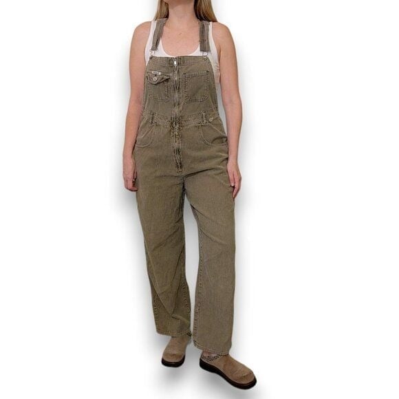 Vintage REVOLT Olive Corduroy Overalls