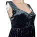 Free people Black Velvet Dress Sleeveless Size S/P