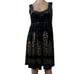 Free people Black Velvet Dress Sleeveless Size S/P