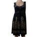 Free people Black Velvet Dress Sleeveless Size S/P