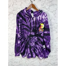 Disney World Adult Unisex Hoodie Sweatshirt sz L Tie Dye Retro NEW #G68