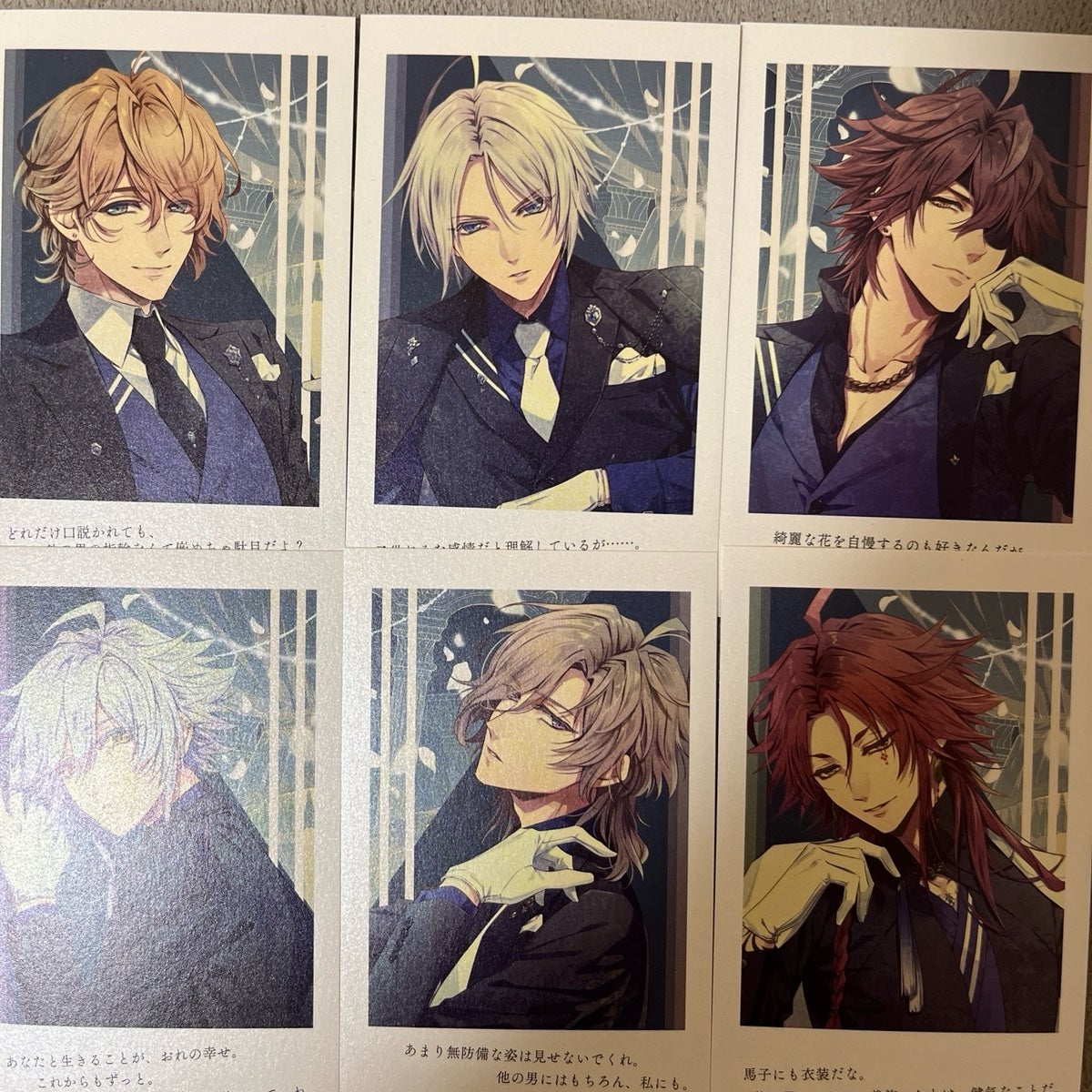 [Character message included] Piofiore message cards anniversary complete