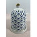 Cobalt Blue Flower Detail Tree Cut Out Lamp Ceramic Tea light Candle Holder