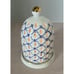 Cobalt Blue Flower Detail Tree Cut Out Lamp Ceramic Tea light Candle Holder