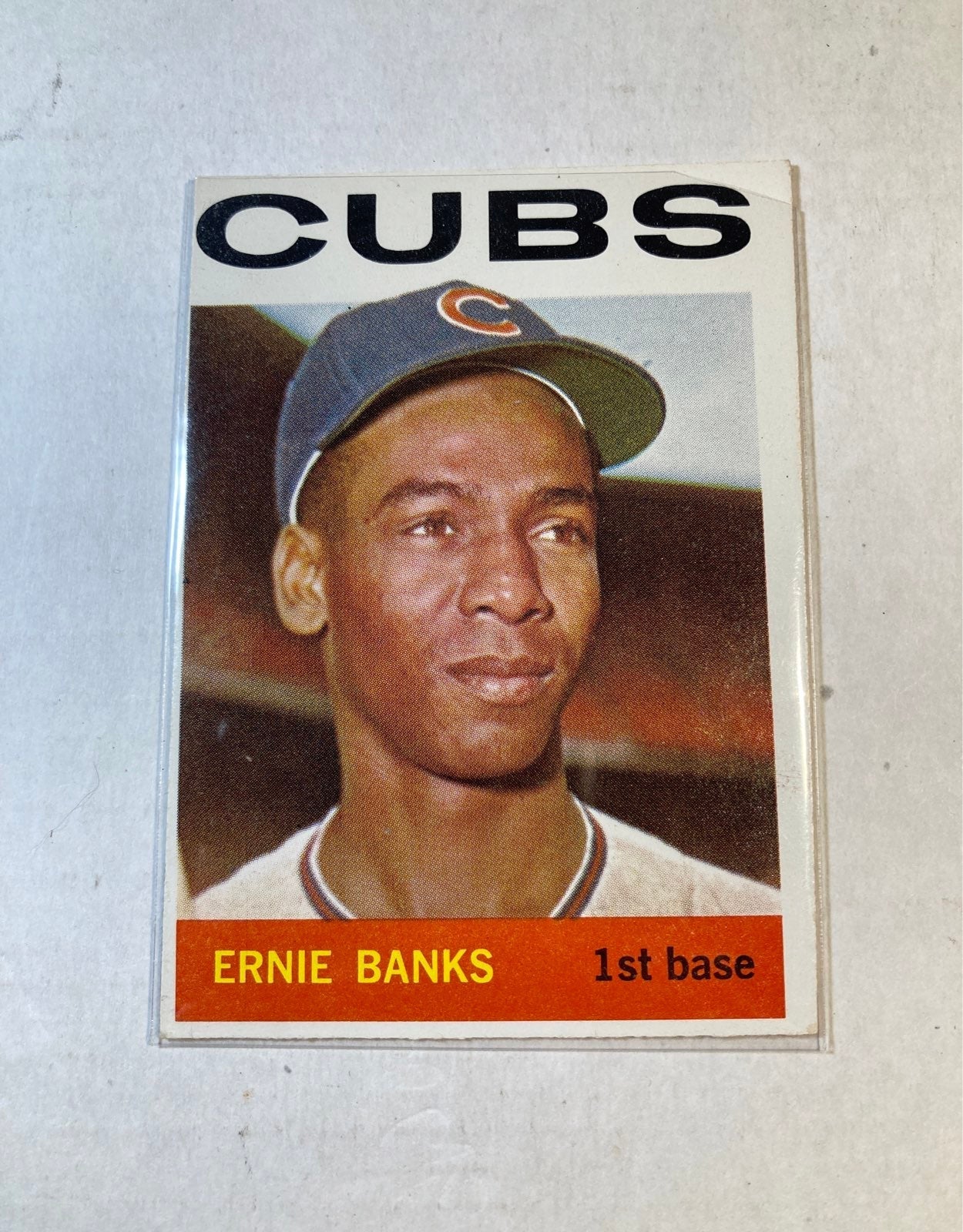 1964 Topps #55 Ernie Banks Card