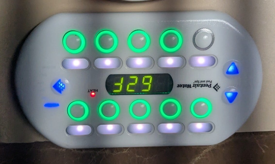 Pentair White SpaCommand Spa-Side Remote