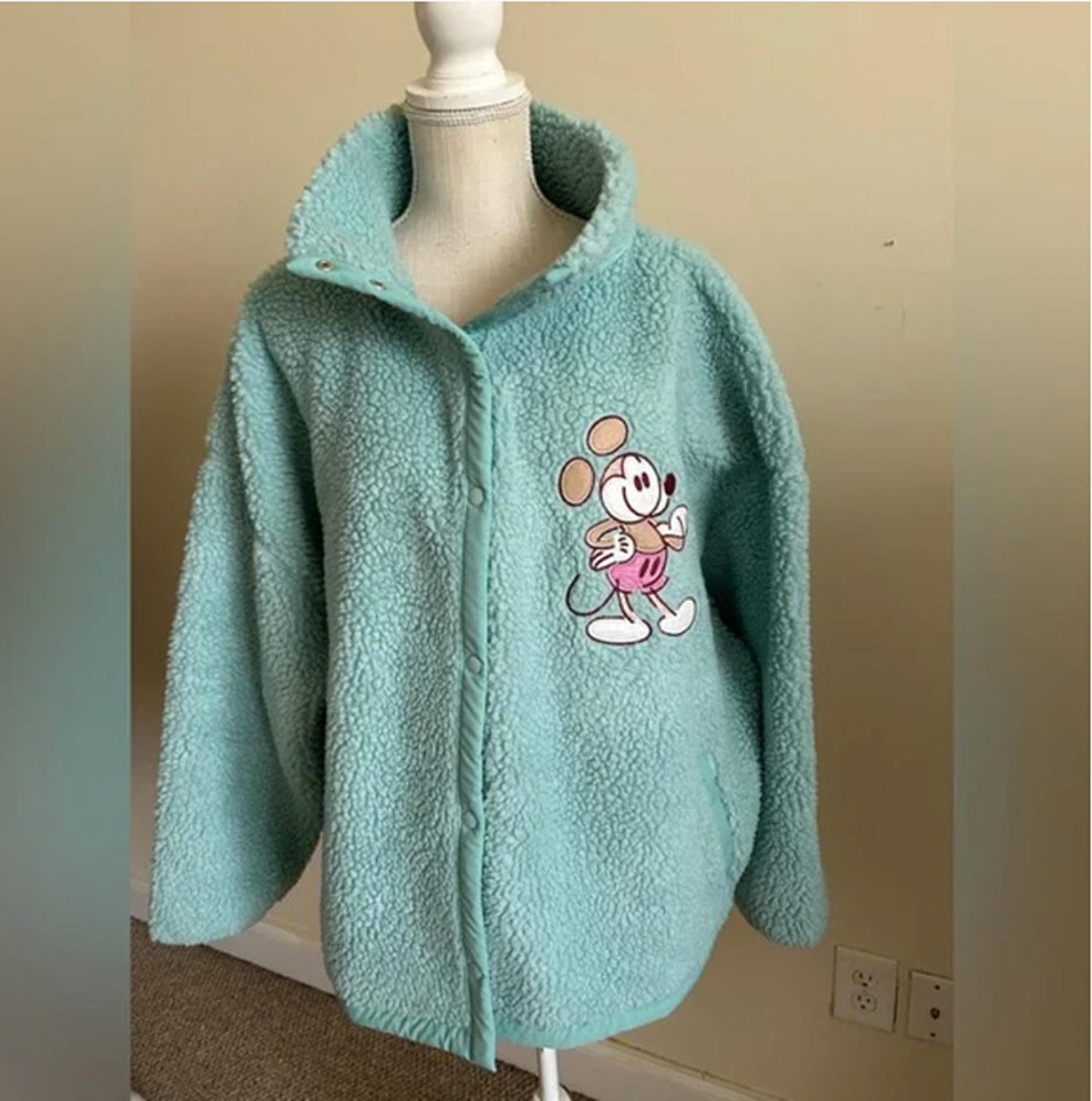 Disney Micky Mouse Fleece Blue Jacket size 3X